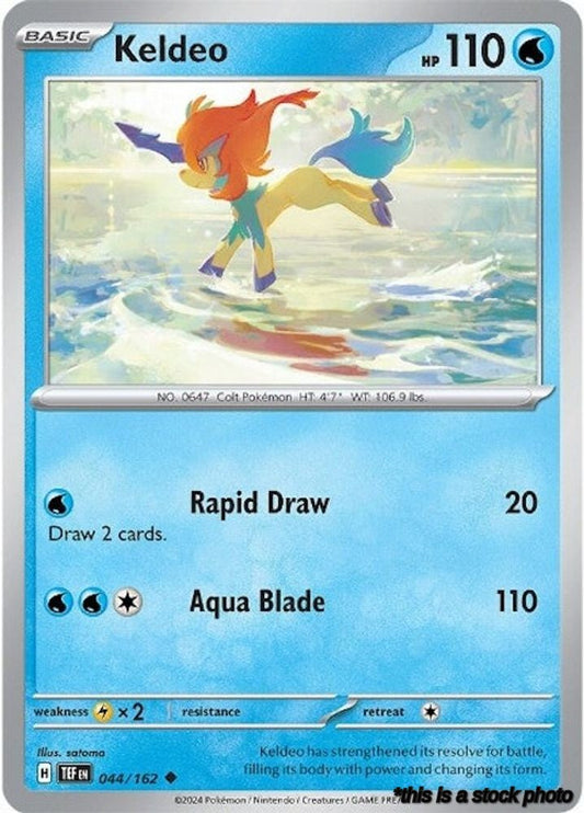 Uncommon Keldeo [044/162 Near Mint ]