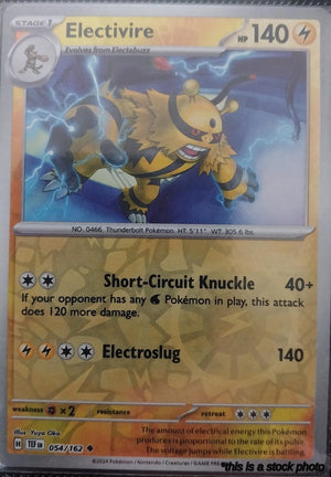 054/162 Electivire Uncommon Reverse Holofoil