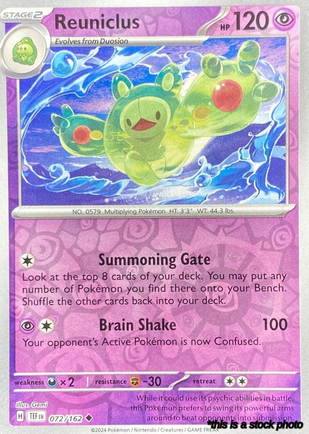 072/162 Reuniclus Uncommon Reverse Holofoil