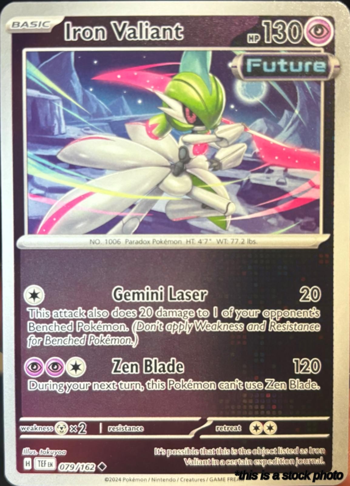 079/162 Iron Valiant Uncommon Reverse Holofoil