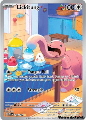 180/TEF Lickitung Illustration Rare Holofoil
