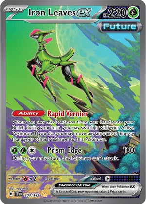 Special Illustration Rare Iron Leaves ex - 203/162 [203/162 Near Mint ]