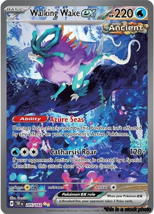 Holofoil Walking Wake ex - 205/162 [205/162 Near Mint ]