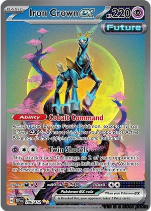 Special Illustration Rare Iron Crown ex - 206/162 [206/162 Lightly Played ]