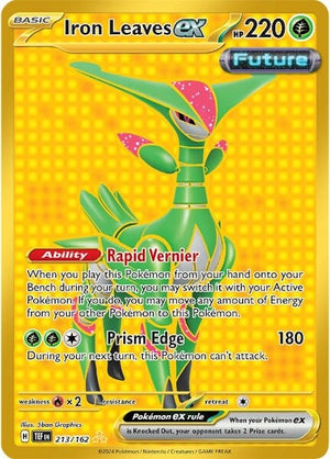 Hyper Rare Iron Leaves ex - 213/162 [213/162 Near Mint ]