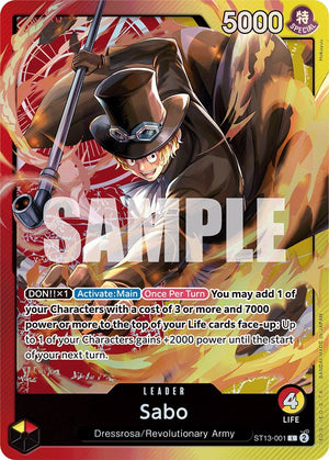 Sabo (001) [ST13-001] Ultra Deck: The Three Brothers