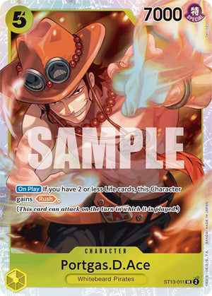 Portgas.D.Ace (011) [ST13-011] Ultra Deck: The Three Brothers