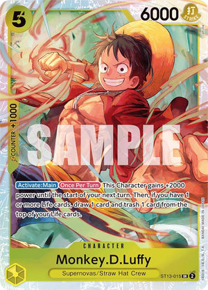 Monkey.D.Luffy (015) [ST13-015] Ultra Deck: The Three Brothers