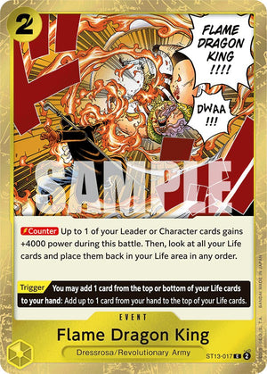 Flame Dragon King [ST13-017] Ultra Deck: The Three Brothers