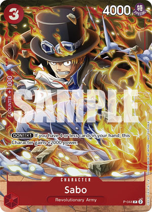Sabo (Event Pack Vol. 4) [P-044] One Piece Promotion Cards