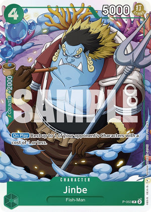 Jinbe (Event Pack Vol. 4) [P-063] One Piece Promotion Cards