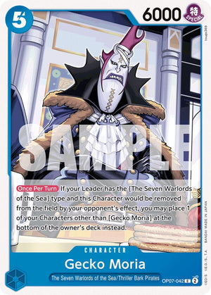 Gecko Moria (042) [OP07-042] 500 Years in the Future