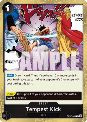 Tempest Kick [OP07-096] 500 Years in the Future