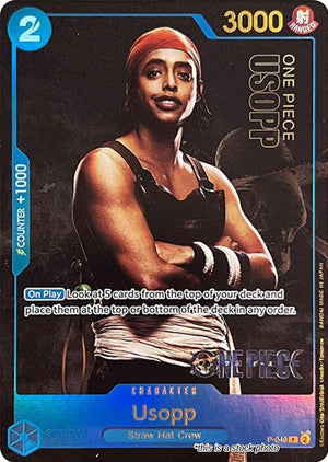 P-049 Usopp (Premium Card Collection -Live Action Edition) Promo