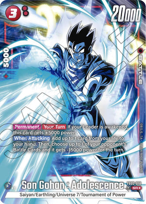 Son Gohan : Adolescence - FB02-018 (Alternate Art) [FB02-018]