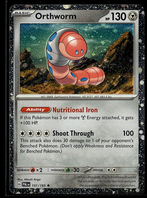 151/193 Orthworm (Cosmos Holo) Promo Holofoil