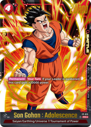 Son Gohan : Adolescence - FP-013 (Gold) [FP-013]