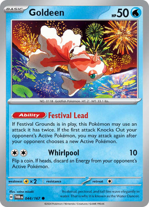 Common Goldeen [044/167 Near Mint ]