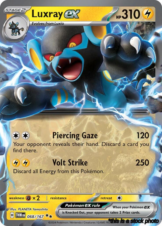 Double Rare Luxray ex - 068/167 [068/167 Lightly Played ]