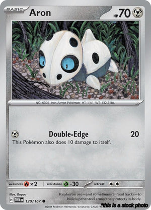 Reverse Holofoil Aron [120/167 Near Mint ]