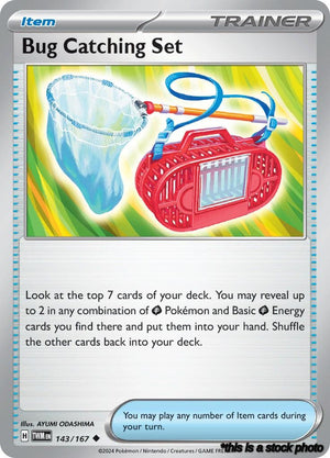 Reverse Holofoil Bug Catching Set [143/167 Near Mint ]