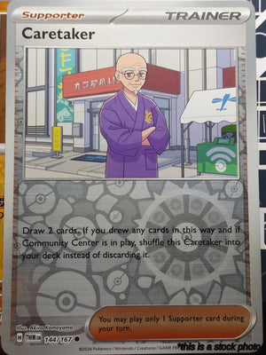 144/167 Caretaker Common Reverse Holofoil