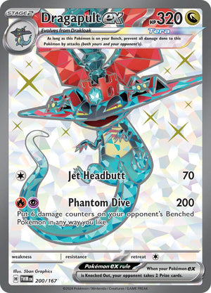 Ultra Rare Dragapult ex - 200/167 [200/167 Near Mint ]