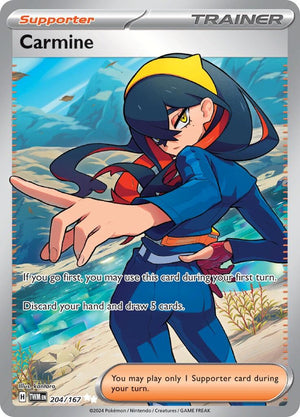 Ultra Rare Carmine - 204/167 [204/167 Near Mint ]