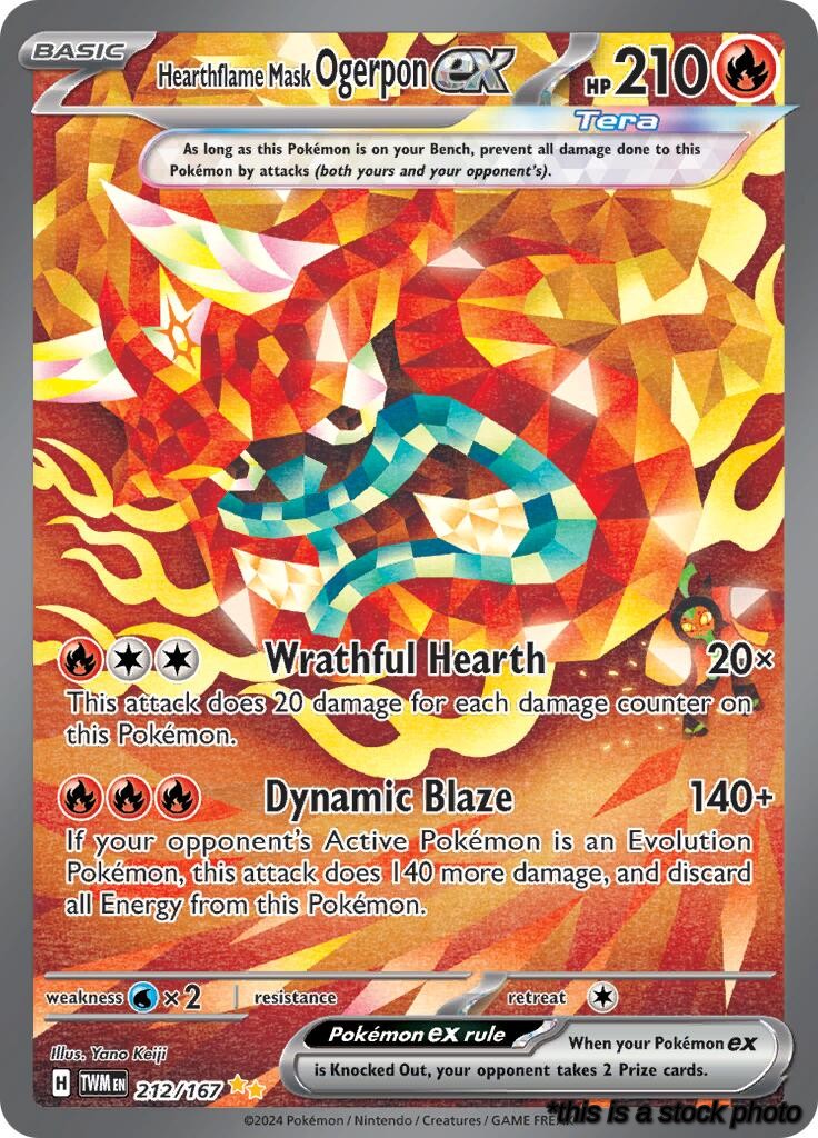 Hearthflame Mask Ogerpon ex - 212/167