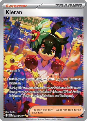 Special Illustration Rare Kieran - 218/167 [218/167 Near Mint ]