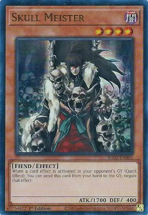1st Edition Skull Meister (UR) [RA02-EN005 Lightly Played] Ultra Rare