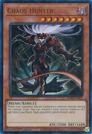 1st Edition Chaos Hunter (UR) [RA02-EN007 Near Mint] Ultra Rare