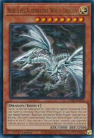 1st Edition Blue-Eyes Alternative White Dragon (UR) [RA02-EN010 Near Mint] Ultra Rare