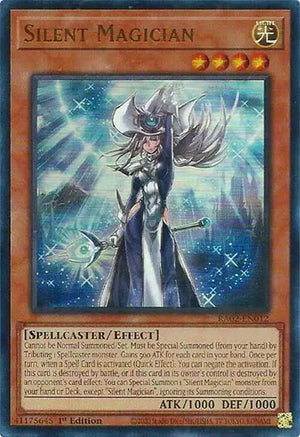 1st Edition Silent Magician (UR) [RA02-EN012 Lightly Played] Ultra Rare