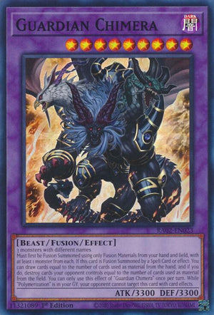 1st Edition Guardian Chimera [RA02-EN023 Near Mint] Super Rare