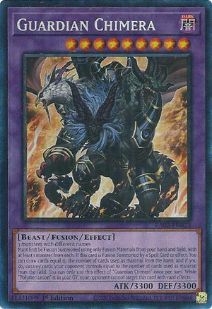 1st Edition Guardian Chimera (PCR) [RA02-EN023 Lightly Played] Prismatic Collector's Rare