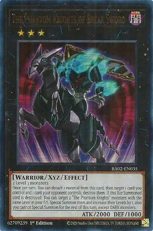1st Edition The Phantom Knights of Break Sword (UR) [RA02-EN035 Near Mint] Ultra Rare