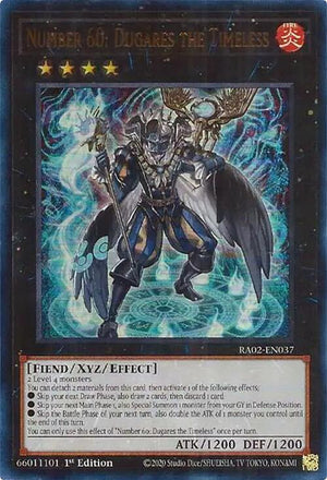 1st Edition Number 60: Dugares the Timeless (UR) [RA02-EN037 Lightly Played] Ultra Rare