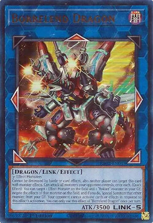 1st Edition Borrelend Dragon (UR) [RA02-EN043 Lightly Played] Ultra Rare