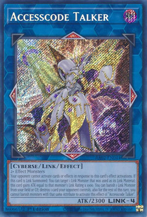 1st Edition Accesscode Talker (Secret Rare) [RA02-EN044 Lightly Played] Secret Rare