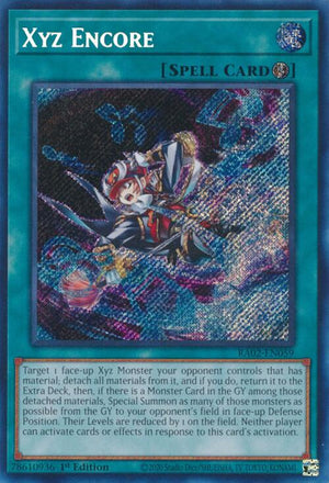 1st Edition Xyz Encore (Secret Rare) [RA02-EN059 Lightly Played] Secret Rare