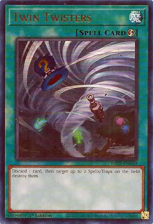 1st Edition Twin Twisters (UR) [RA02-EN060 Lightly Played] Ultra Rare