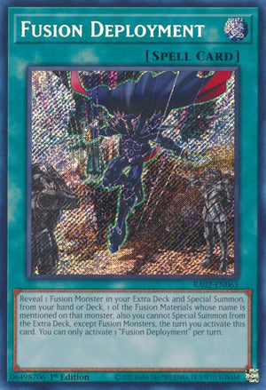1st Edition Fusion Deployment (Secret Rare) [RA02-EN065 Lightly Played] Secret Rare