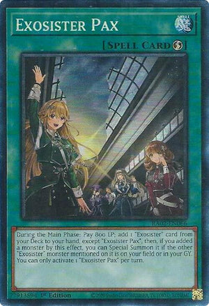 1st Edition Exosister Pax (PCR) [RA02-EN066 Near Mint] Prismatic Collector's Rare
