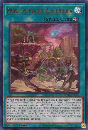 1st Edition Primitive Planet Reichphobia (UR) [RA02-EN067 Lightly Played] Ultra Rare