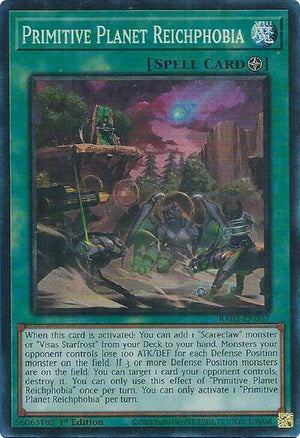 1st Edition Primitive Planet Reichphobia (PCR) [RA02-EN067 Lightly Played] Prismatic Collector's Rare