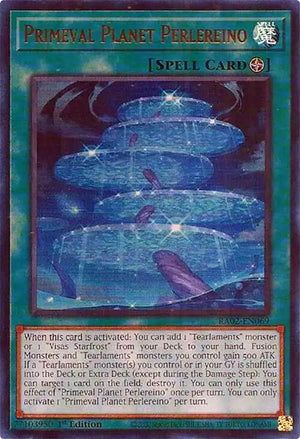 1st Edition Primeval Planet Perlereino (UR) [RA02-EN069 Lightly Played] Ultra Rare