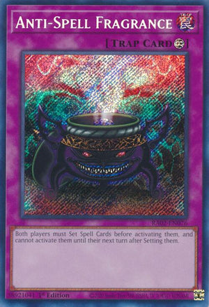 1st Edition Anti-Spell Fragrance (Secret Rare) [RA02-EN076 Near Mint] Secret Rare