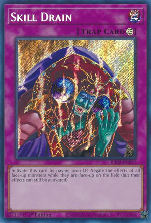 1st Edition Skill Drain (Secret Rare) [RA02-EN077 Lightly Played] Secret Rare