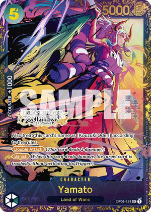 Yamato (Treasure Cup) [OP01-121] One Piece Promotion Cards